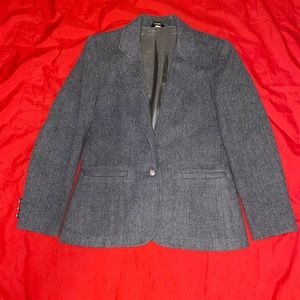 Cross Country Fashions Gray 100% wool jacket Size10